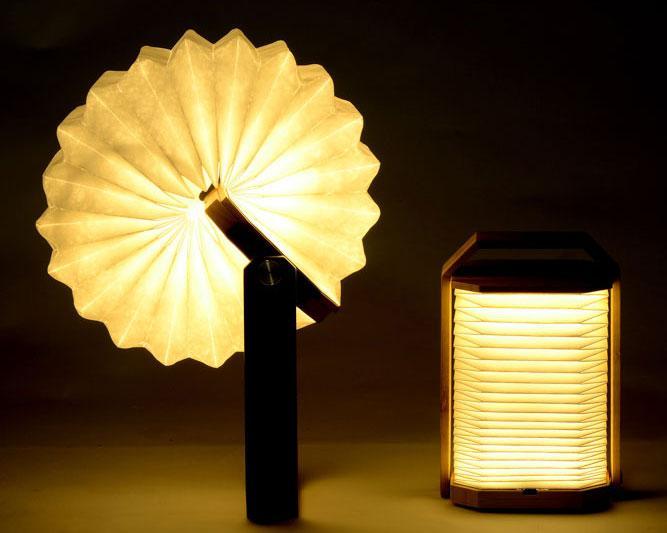 Handcrafted Wooden Hand Bedside Lamp