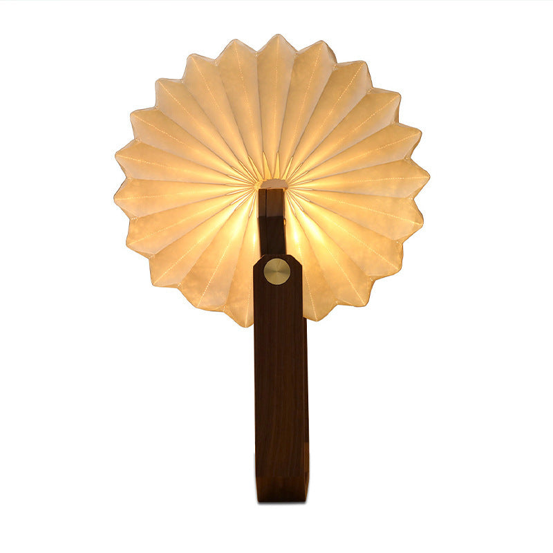 Handcrafted Wooden Hand Bedside Lamp