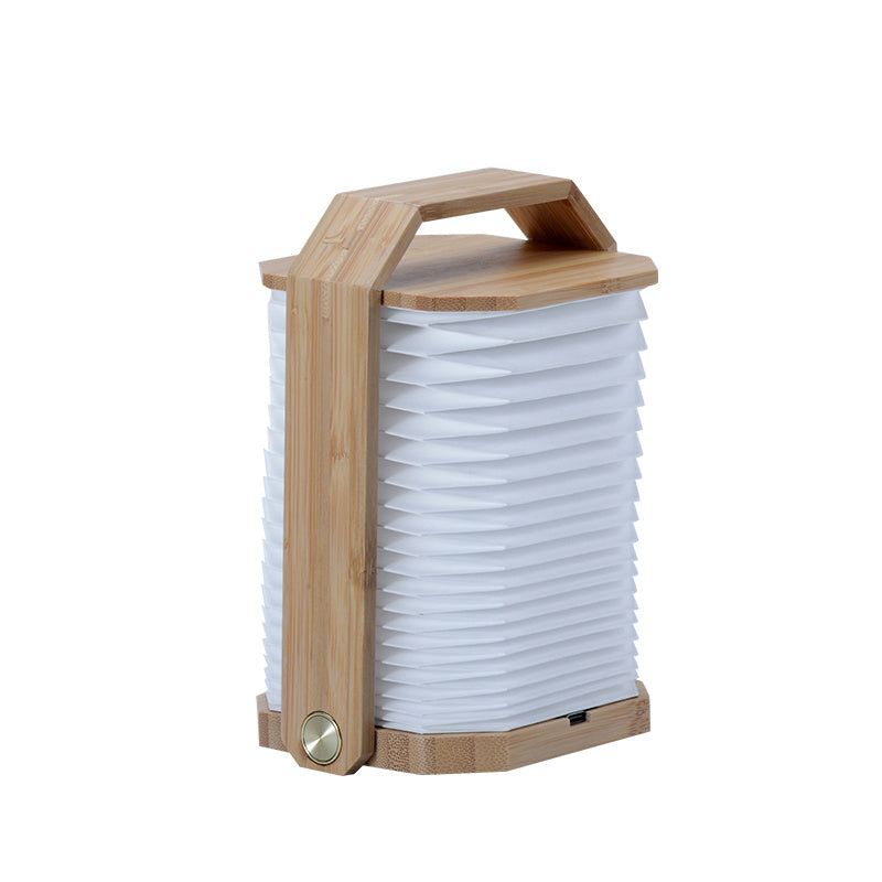 Handcrafted Wooden Hand Bedside Lamp