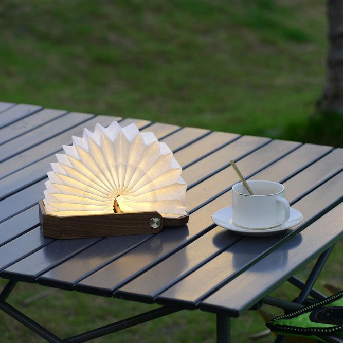Handcrafted Wooden Hand Bedside Lamp