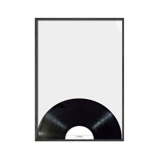 Retro Music Wall Art Black & White