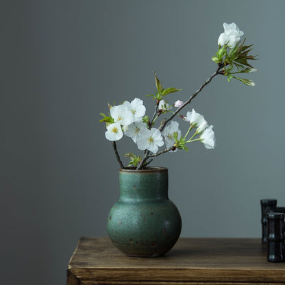 Handmade Japanese Vintage Pottery Vase