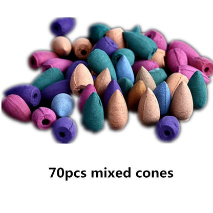 Square Ceramic Backflow Incense Burner