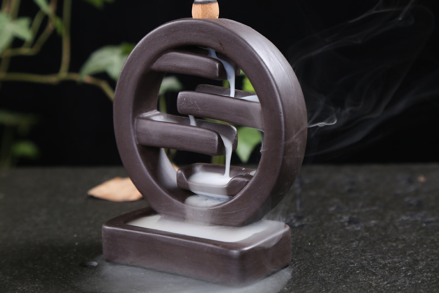Square Ceramic Backflow Incense Burner