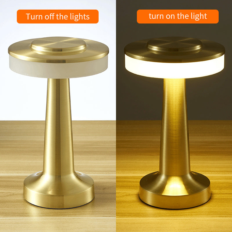 Rechargeable Touch LED Mushroom Table Lamp