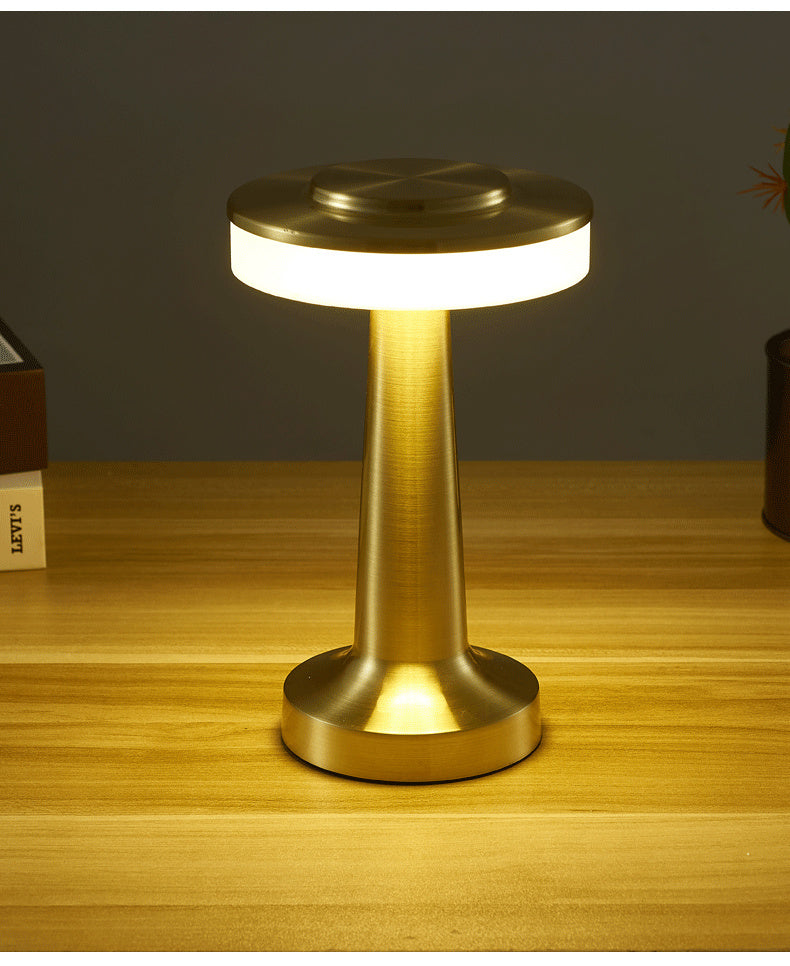 Rechargeable Touch LED Mushroom Table Lamp