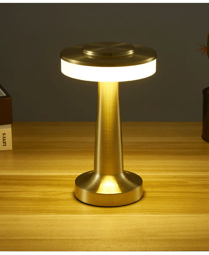 Rechargeable Touch LED Mushroom Table Lamp