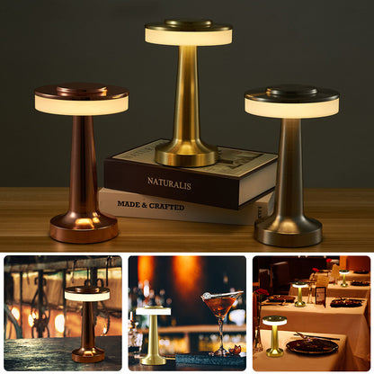 Rechargeable Touch LED Mushroom Table Lamp