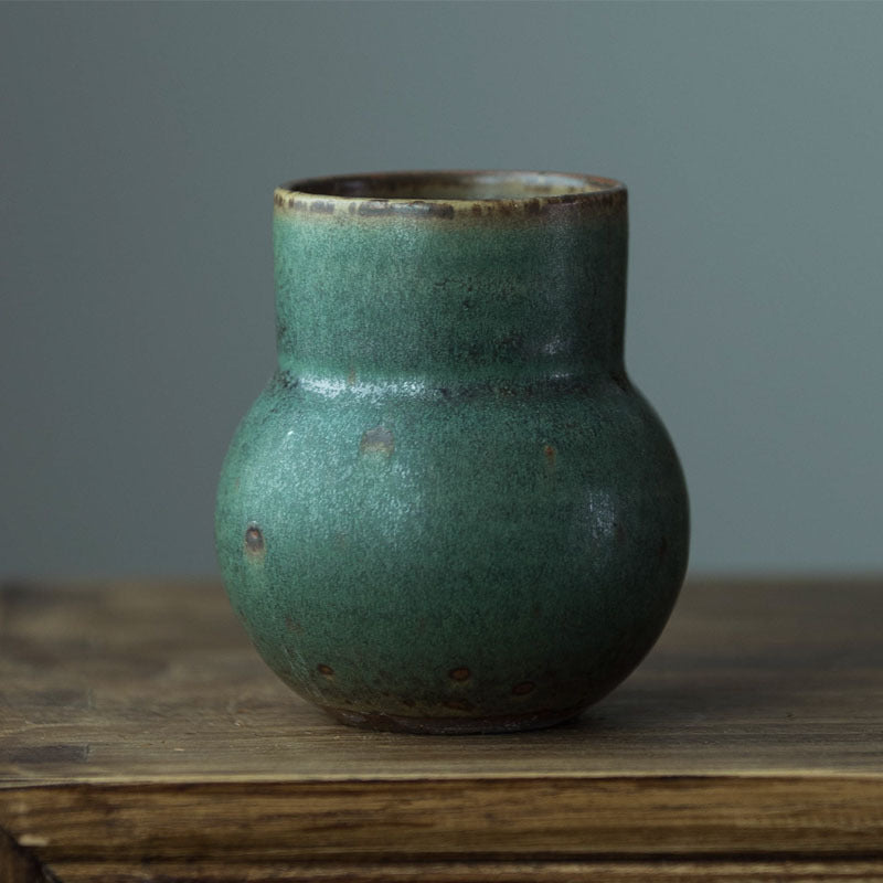Handmade Japanese Vintage Pottery Vase