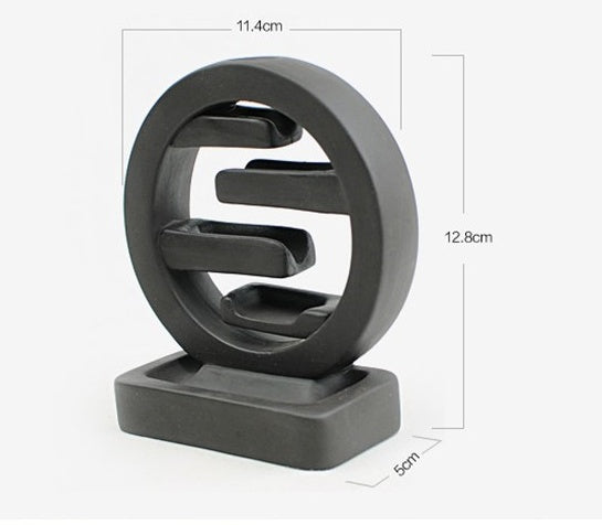 Square Ceramic Backflow Incense Burner