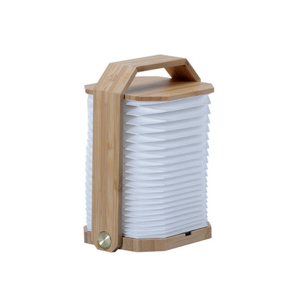 Handcrafted Wooden Hand Bedside Lamp
