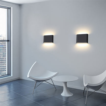 Rectangular Indoor Outdoor Waterproof Wall Lamp