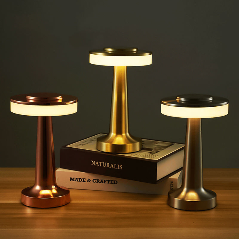 Rechargeable Touch LED Mushroom Table Lamp