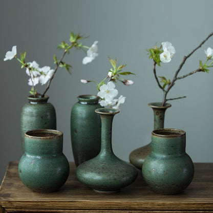 Handmade Japanese Vintage Pottery Vase