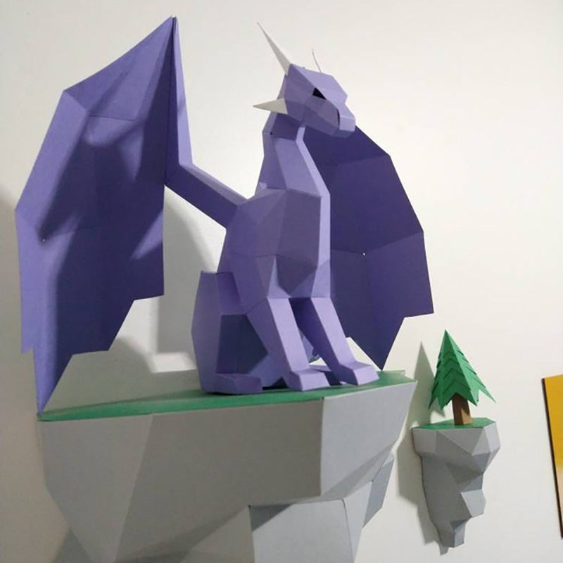 Dragon Paper Model Wall Hanging