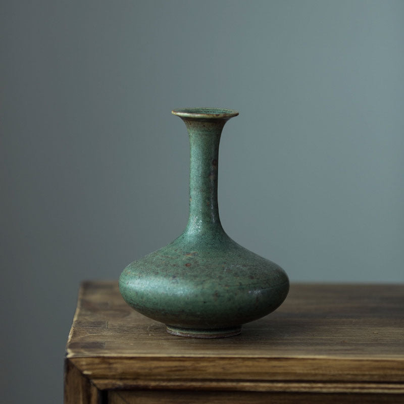 Handmade Japanese Vintage Pottery Vase