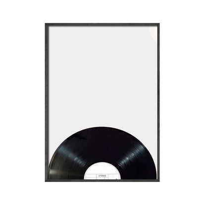 Retro Music Wall Art Black & White